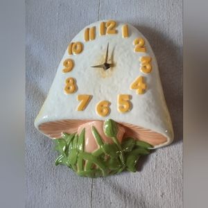 Vintage 1970's Mushroom Clock